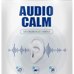 Audio Calm - Tinnitus Relief Supplement | Natural Stop Tinnitus Solution - Relieves Ear Ringing, Buzzing, Clicking | 60 Capsules (1) - aduo