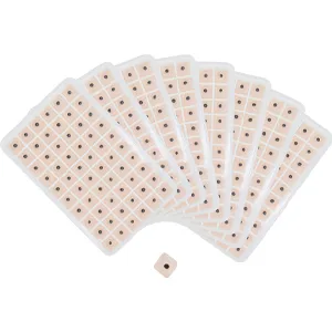 Ear Seeds Acupuncture Kit Sticker Ear Seed Kit Patch Products (420 pcs+Tweezers+Ear Chart) Acupressure Kit - ear seed
