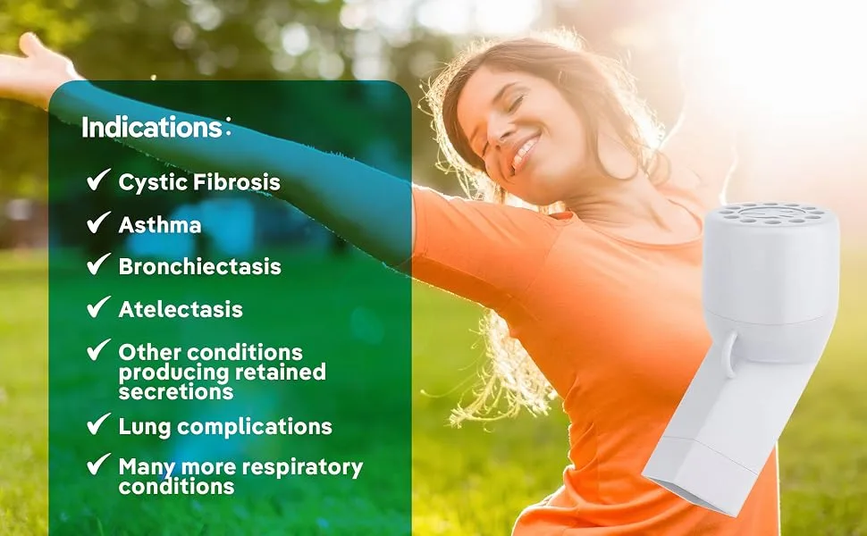 Breathing Lung Expander & Mucus Removal Device, Hand-Held Breathing Trainers, Improves Lung Capacity & Respiratory Health, Clears Congestion from Lungs & Airways Breathe Easier - product information 4