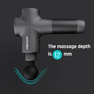 Massage Gun Deep Tissue,20 Speeds & 6 Interchangeable Heads Percussion Massager for Athletes Pain Relief,Back/Neck/Leg Deep Tissue Massager(Space Gray) X-gray - product information 6
