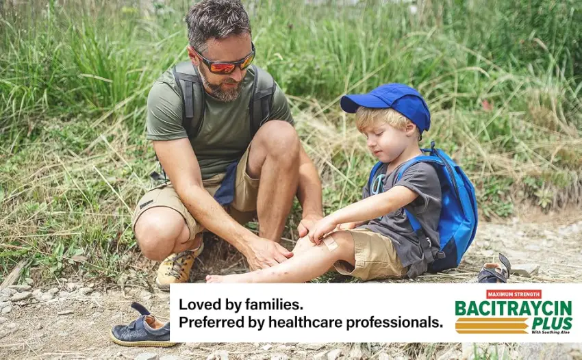 Bacitraycin Plus Max Strength First Aid Antibiotic Ointment Plus Pain Relief, with Moisturizing Aloe, 1oz, 2 Pack - Bacitraycin Plus is loved by families and preferred by healthcare professionals