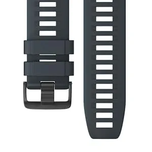 OVERSTEP for Garmin Instinct Band, Soft Silicone Replacement Watch Strap Compatible with Garmin Instinct 2, Solar, Tactical - Amber Yellow - Safety Buckle