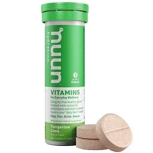 Nuun Vitamins: Electrolyte + Vitamins Drink Tablets, Tangerine Lime, 12 Count (Pack of 4) - product information 1
