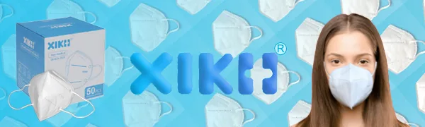Sengtor XIKII KN95 Face Mask 50 pcs Personal Reusable Mask Respiratory Face Protection, Breathing Face Masks Individually Packaged, 5-Ply Face Mask with Elastic Ear Loop - XIKII