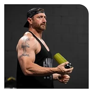 Axe & Sledge Supplements The Grind, Essential Amino Acids, Branched Chain Amino Acids & Electrolytes, Promotes Performance, Recovery, and Hydration, 30 Servings - Axe & Sledge Male Athlete Dean Perrone