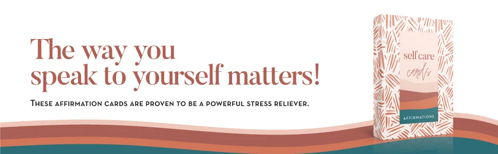 52 Self Care Affirmation Cards - Anxiety & Stress Relief for Meditation, Mindfulness & Relaxation - affirmation