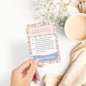 52 Self Care Affirmation Cards - Anxiety & Stress Relief for Meditation, Mindfulness & Relaxation - afiiir