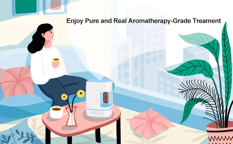 Diffusers for Essential Oils Large Room, Aromatherapy Diffuser with Auto Spray Oil Mist Design, Scent Air Machine for home, Smart Nebulizing Oil Diffuser with 1200ml Humidifier 7 Colors Light 2 Timers White-blue - enjoy professsional aromatherapy grade experience Nebulizer Aromatherapy Diffuser with Humidifiers