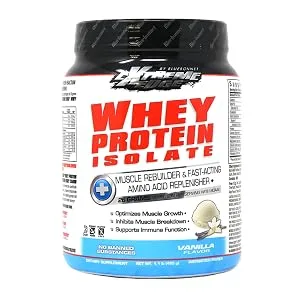 BlueBonnet Nutrition Extreme Edge Pre workout, Increases Nitric Oxide (NO) levels- 30 Servings, Grape Flavor, 10.56 Oz - Whey Protein Isolate