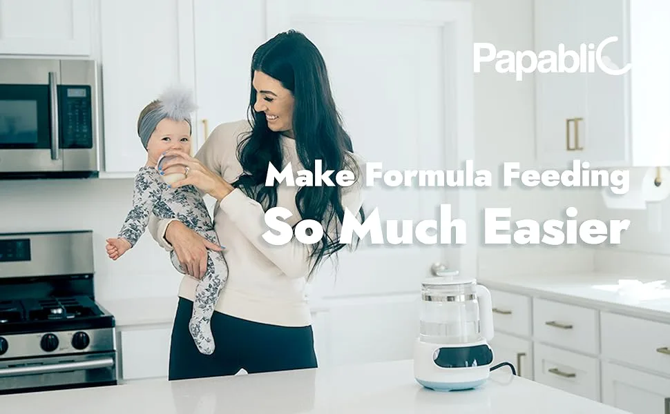 Papablic Formula One Step Bottle Warmer, Water Warmer for Baby Formula with Smart Temperature Control - bottle warmer