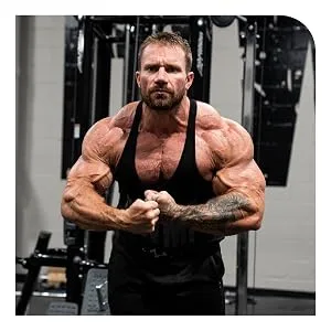 Axe & Sledge Supplements Hydraulic Stimulant-Free Pre-Workout with Nitrosigine, AgmaMax, HydroMax & Creatine MagnaPower, Increases Performance, Focus, & Pumps, 20/40 Servings Scorpion Venom - Seth Feroce Muscular Pose