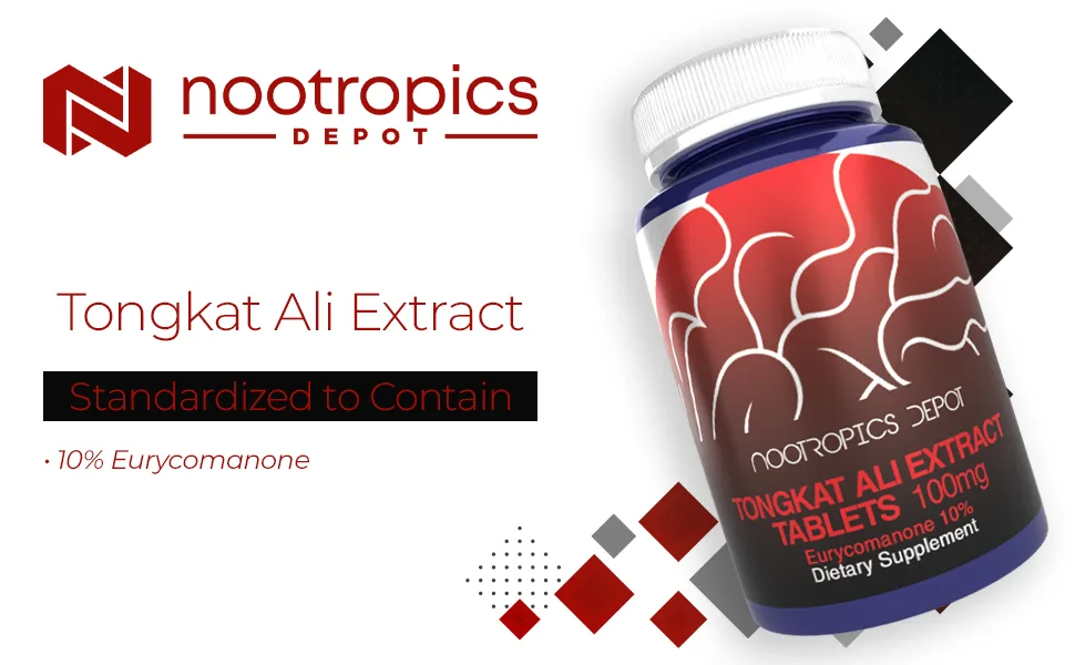 Tongkat Ali Extract Tablets | 100mg | 60 Count | 10% Eurycomanone by HPTLC | Eurycoma longifolia Root Extract 60 Count (Pack of 1) - tongkat ali