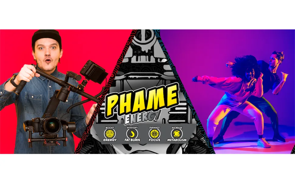 Phame Energy Drink Powder Mix & Advanced Focus Supplement |Game Fuel for Memory, Processing Speed & Hydration| Keto Electrolytes & Potassium | 25 Servings Strawberry Mango - pre workout
