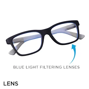 Read Optics Blue-Light Glasses for Girls, Pink Gaming Computer TV Screen Specs, Protective Anti Glare Lens, Age 3-10 Shiny Pink - BLUE LIGHT GLASSES