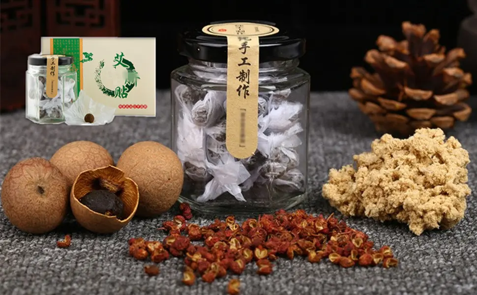 Moxibustion Belly Button Patch - Natural Herbal Abdomen Waist Path for Men and Women (30 pcs/Box) - Moxibustion Belly Button Patch
