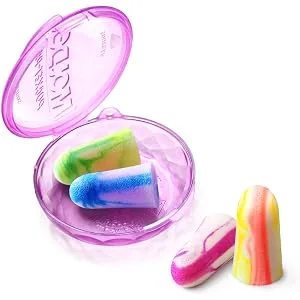 MOLDEX Sparkplugs Soft Foam Earplugs 60 Pairs Ear Plugs for Sleeping, Snoring, Work, Travel, Shooting - 33dB Highest NRR Made in USA - product information 2