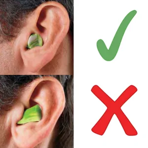 MOLDEX Sparkplugs Soft Foam Earplugs 60 Pairs Ear Plugs for Sleeping, Snoring, Work, Travel, Shooting - 33dB Highest NRR Made in USA - product information 6