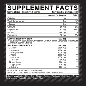 Gold BJJ PostRoll - Jiu Jitsu Post Workout Supplement with EAA & BCAA Essential Amino Acids - Martial Arts Specific Post-Workout Powder (Lemon Ice, 30 Servings) - PostRoll Brazilian Jiu Jitsu Post Workout powder drink electrolyte blend and amino acids EAA BCAA