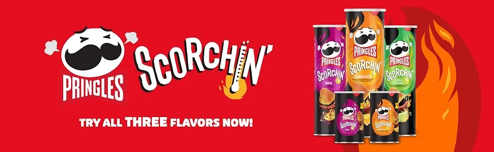 Pringles Potato Crisps Chips Lunch Snacks Office and Kids Snacks Variety Pack 19.3oz Box (27 Cups) - Try all three flavors now!