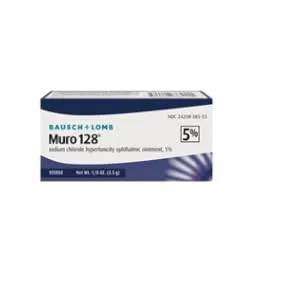 MURO 128 (Sodium Chloride Hypertonicity Ophthalmic Ointment, 5%) TWIN PACK, 2 count (Pack of 1) - product information 1