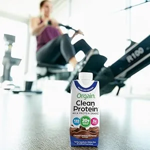 Orgain Grass Fed Clean Protein Shake - Creamy Chocolate Fudge - 11 Oz. - Pack of 4 - nutritious and delicious