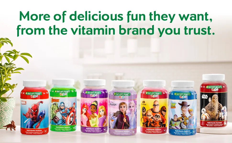Nature’s Bounty Marvel’s Avengers Kids Gummy Multi Vitamin -180 Gummies - image