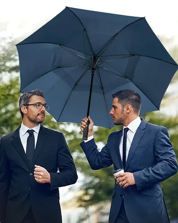 ZOMAKE Golf Umbrella 62 Inch Large Windproof Umbrellas Automatic Open Oversize Rain Umbrella with Double Canopy for Men - Vented Stick Umbrellas(Black) Black 62 Inch - GOLF UMBRELLA