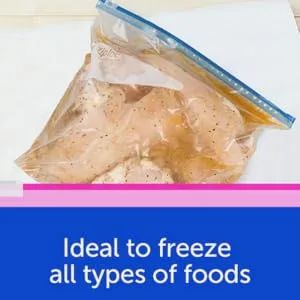 Ziploc Quart Food Storage Slider Bags Power Shield Technology for More Durability 42 Count - product information 6