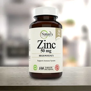 Zinc 50mg High Potency Supplement - Immune Support System from Natural Zinc (OxideCitrate) 100 Tablets Made by Natures Potent. - product information 2