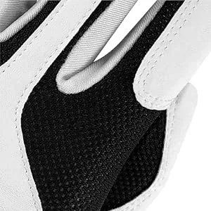 Zero Friction Mens Compression-Fit Synthetic Golf Glove Universal Fit One Size Left Individual White - lycra
