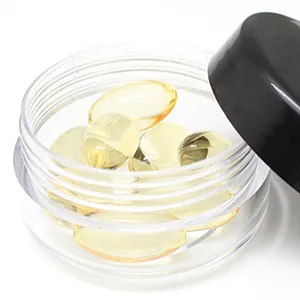 ZEJIA 10pcs Sample Containers with Screw Lids5 Size 35101520 Gram Empty Cosmetic Jars with 12pcs Lables and 2pcs Mini Disposable SpatulaMakeup Sample Containers BPA Free 10pcs-Black - PP material