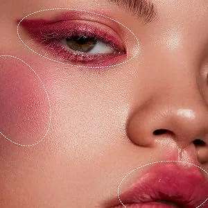 YOUNG VISION Blush Stick PuttyCream Makeup Blush Multi-Use Lip And Cheek Tint Lightweight Matte Finish Easy to Blend 8054-02 1PCS-2ROSE - product information 3