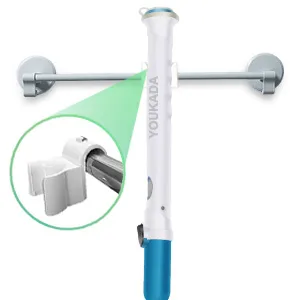 YOUKADA Electric Spin Scrubber Cordless Super Power Scrubber Cleaning Brush for Kitchen Bathroom Living Room (Blue) - electric spin scrubber