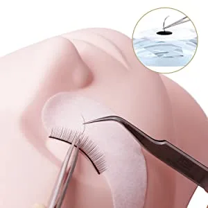 Yephets Pro Training Mannequin Flat Head Practice Make Up Eye Lashes Eyelash ExtensionsPractice Training Head Manikin Cosmetology Mannequin Doll Face Head - Easy to Use
