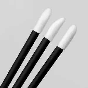 YEASHINE 200PCS Disposable Lip Brush Lip Gloss Wands Applicator Lipstick Makeup Brush Beauty Tools (bag Black Hollow Handle) - Disposable Lip Brush