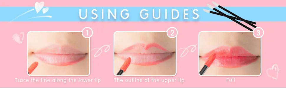 YEASHINE 200PCS Disposable Lip Brush Lip Gloss Wands Applicator Lipstick Makeup Brush Beauty Tools (bag Black Hollow Handle) - Disposable Lip Brush