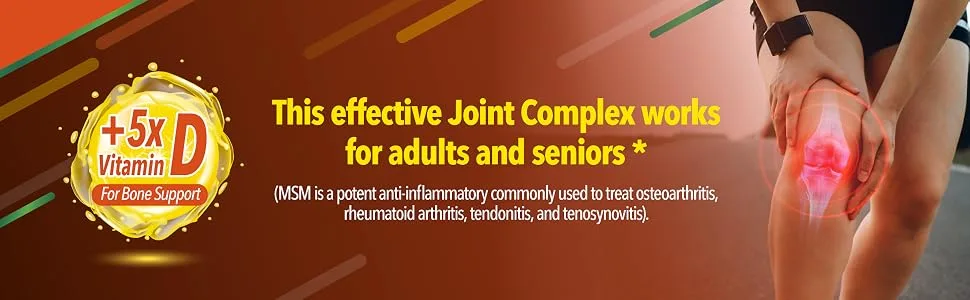 XRay Triple Action Joint Health Supplement with Vitamin D 60 Count - product information 3