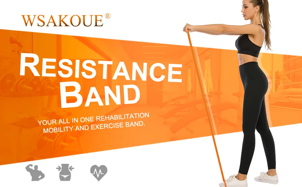 WSAKOUE Pull Up Bands Resistance Bands Pull Up Assist Band Exercise Resistance Bands for Body Stretching Powerlifting Resistance Training Orange-S - product information 10