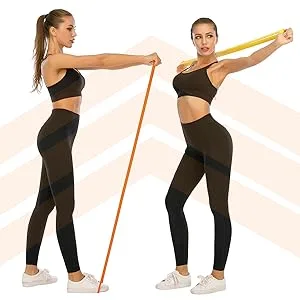 WSAKOUE Pull Up Bands Resistance Bands Pull Up Assist Band Exercise Resistance Bands for Body Stretching Powerlifting Resistance Training Orange-S - Safe and non-toxic