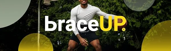 Wrist Compression Strap and Wrist Wrap by BraceUP - Wrist Band Brace for Tendonitis Tennis Gym Workout One Size Adjustable (Black) 1 PC - BraceUP wrist straps support