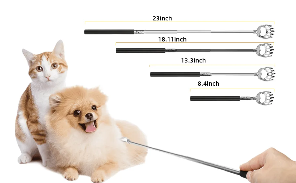 WOVTE Bear Claw Black Telescopic Back Scratcher - product information 4