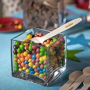 WoodAble  Disposable Wooden Cutlery Mix  200 Count  Backyard Compostable 200 Mix (80 Forks 80 Spoons 40 Knives) - birthday
