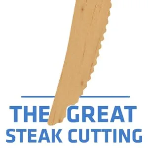 WoodAble  Disposable Wooden Cutlery Mix  200 Count  Backyard Compostable 200 Mix (80 Forks 80 Spoons 40 Knives) - Knife