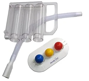 Wonder Care Deep Breathing Lung Exerciser  Washable  Hygienic  Breath Measurement System  with Handle - product information 28