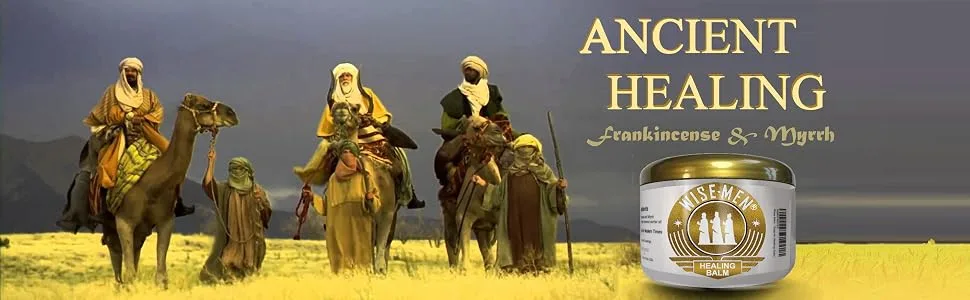 Wise Men Healing Balm with Myrrh and Frankincense Essential Oils for Neuropathy and Nerve Pain Relief - Wise Men Ancient healing