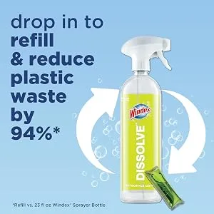 Windex Dissolve Concentrated Pods Multisurface Cleaner 3 Concentrated Dissolvable Refill Pods Refills - Windex Multisurface