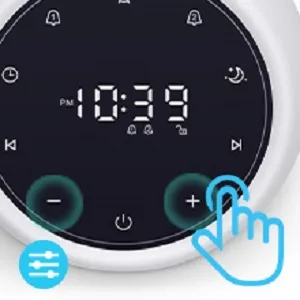 White Noise Machine with 2 Alarm Clock 20 Soothing Sounds 7 Color Night Light Adjustable Volume 5 Timer and Memory Function Touch Control Sound Machine for Adults Babies 2022 New Verion - product information 6