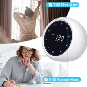White Noise Machine with 2 Alarm Clock 20 Soothing Sounds 7 Color Night Light Adjustable Volume 5 Timer and Memory Function Touch Control Sound Machine for Adults Babies 2022 New Verion - product information 9