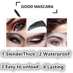 White mascara Cat eye Primer Eyes Makeup Color Mascara Waterproof Fast Dry Eyelashes Curling Lengthening Makeup Eye Lashes Party Stage Use - good mascara