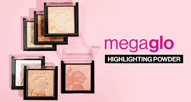 Wet n Wild MegaGlo Highlighting Powder Highlighter Makeup Shimmer Glow Natural Pink Precious Petals - megaglo highlighting powder